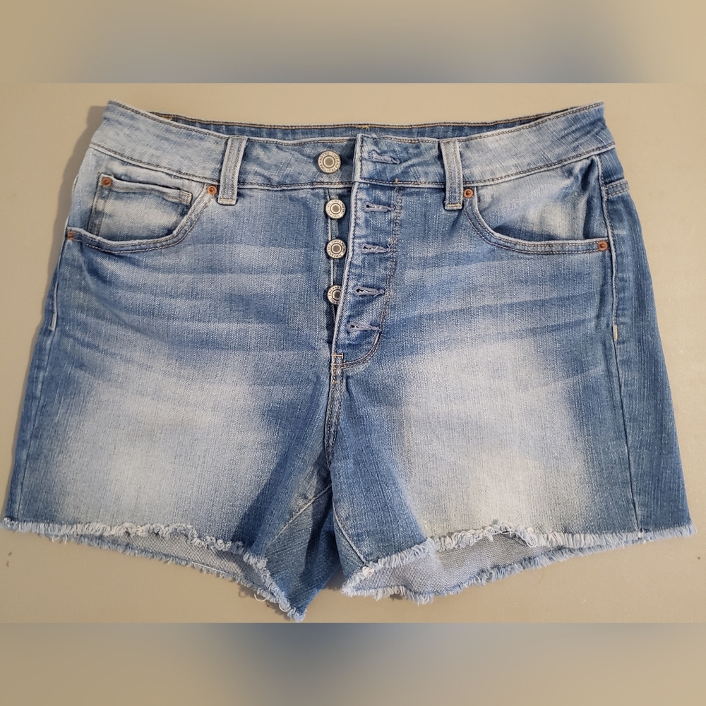Time And Tru 7Denim Blue Women's Shorts